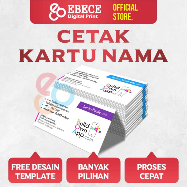 Cetak Kartu Nama | Kartu Nama Custum | Business Card Premium | Murah | Free Box